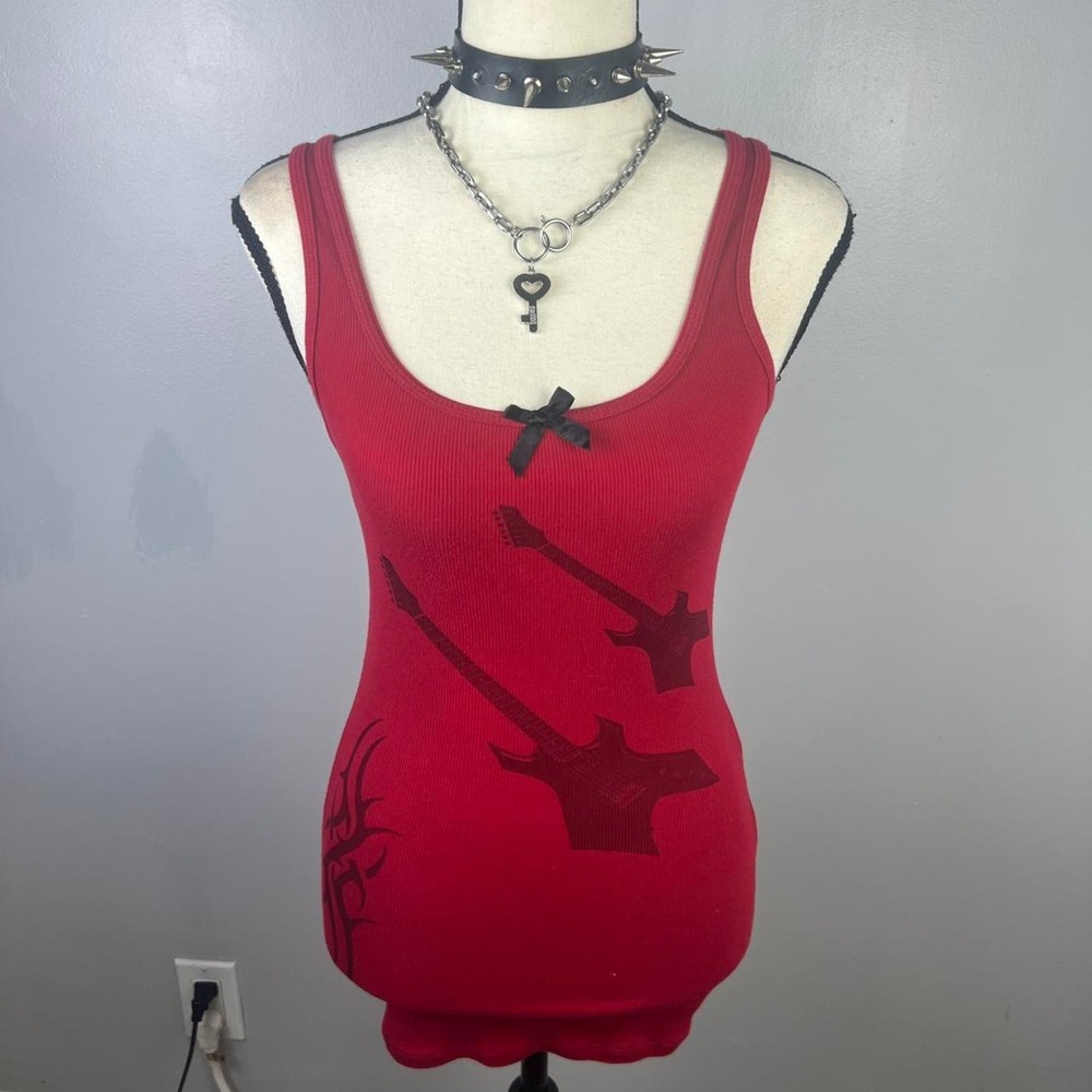 Rockstar gf red guitar